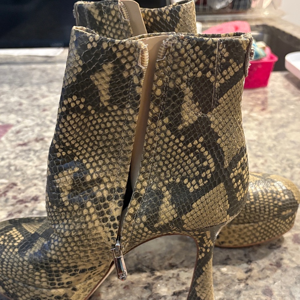 Sam Edelman Python Print Heeled Boots - image 7